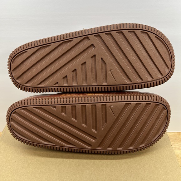 Nike Calm Slide Print Cinnamon Monarch‎ Slides  Men's 9 HQ1125-200 NEW - Picture 7 of 8